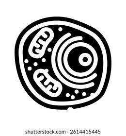 cells genetic engineering glyph icon vector. cells genetic engineering sign. isolated symbol illustration