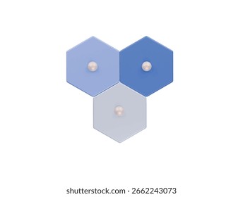  ícone de células renderização de ilustração 3d