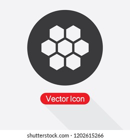 Cells Icon, Honeycombs Icon Vector Illustration Eps10