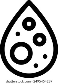 cells icon. Thin Linear Style Design Isolated On White Background