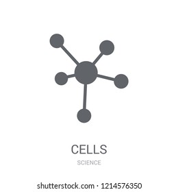 Cells icon. Trendy Cells logo concept on white background from Science collection. Suitable for use on web apps, mobile apps and print media.