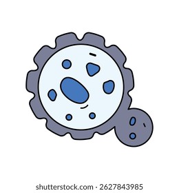 cells icon with white background vector stock illustration