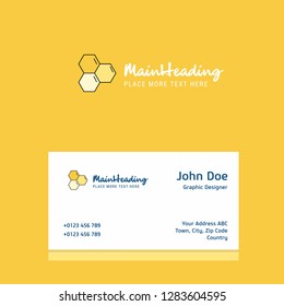 Cells  logo Design with business card template. Elegant corporate identity. - Vector