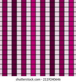 Cells pattern, different purple lines form squares on a light background. Abstract geometric background. Elegant illustration style for tablecloth, fabric, plaid
