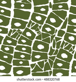 Cells simple organism. Seamless pattern. Vector illustration.