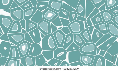 Cellular abstract background. Green cells. Vector illustration.