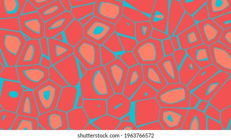 Cellular abstract background. Multicolored cells. Vector illustration.