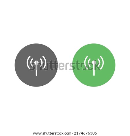 Cellular data icon isolated on white background. Signal symbol modern, simple, vector, icon for website design, mobile app, ui. Vector Illustration