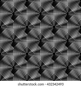 Cellular geometric pattern, seamlessly repeatable.