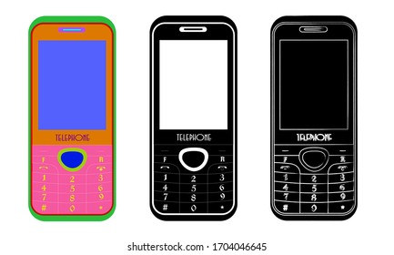 Cellular mobile phone for satellite communication