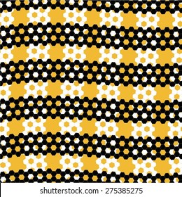 The cellular pattern of hexagon seamless vector background.