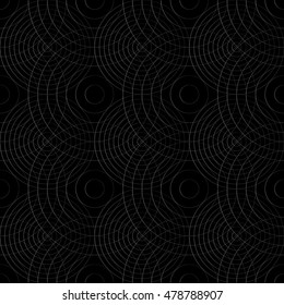 Cellular pattern with thin lines of circles. (Repeatable subtle texture)