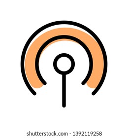 Cellular reception signal transmission network broadcast waves