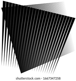 Cellular, reticulated grate, lattice. Grid, mesh element. array of bisect overlap intersect lines, stripes. geometric monochrome, black and white element, pattern. Intersect straight, parallel stripes