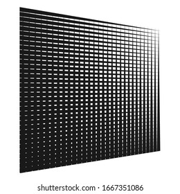 Cellular, reticulated grate, lattice. Grid, mesh element. array of bisect overlap intersect lines, stripes. geometric monochrome, black and white element, pattern. Intersect straight, parallel stripes