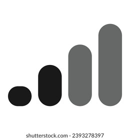 cellular signal icon vector illustration design