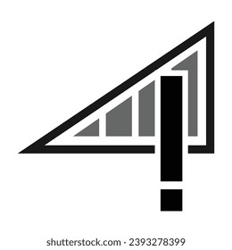 cellular signal icon vector illustration design