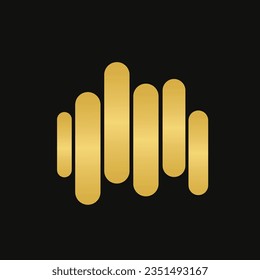 Cellular signal level. Isolated mobile network strength. Wireless connection symbol on white background. Outline illustration of cellphone indicator. Vector EPS 10.