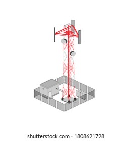 Cellular Site Amplifies The Signal To Provide A More Comprehensive Service.	