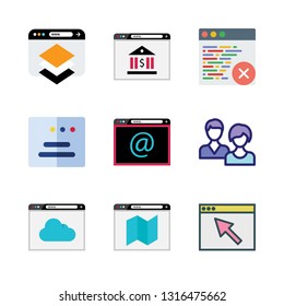 cellular vector icon set