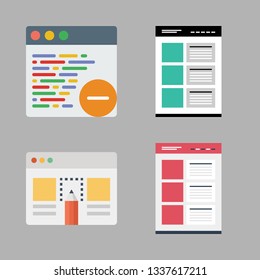 cellular vector icon set