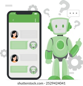 zellulärer virtueller Assistenzroboter, Chatbot, zelluläre künstliche Intelligenz KI