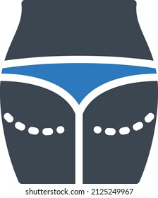 Cellulite Vektorgrafik auf transparentem Hintergrund.Hochwertige Symbole.Glyphen Vektorsymbol für Konzept und Grafikdesign.