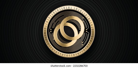 Cartel vectorial del logotipo de la moneda de cifrado (CELO) de Celo 