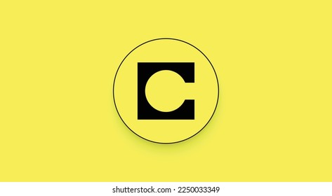 Logo de criptodivisa Celo en un fondo aislado con espacio de copia. Ilustración vectorial 3d del concepto de diseño de banner de icono de CELO Coin.