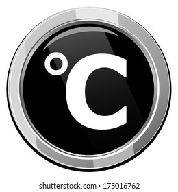 Celsius black icon