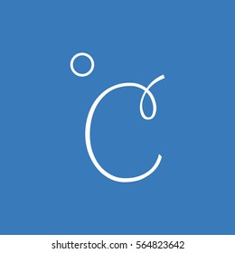 Celsius degree icon. Temperature vector