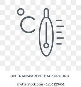 Celsius icon. Celsius design concept from  collection. Simple element vector illustration on transparent background.