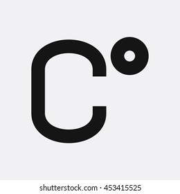 Celsius icon illustration isolated vector sign symbol