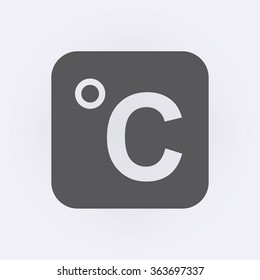 Celsius icon . Vector illustration