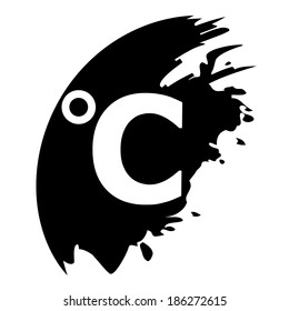 Celsius on black blob