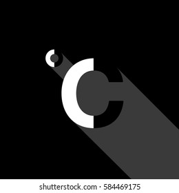 Celsius sign black