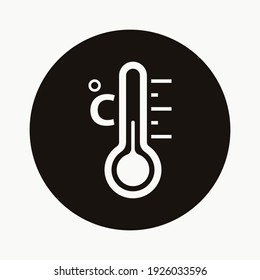 Celsius temperature icon design vector illustration