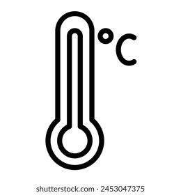 Celsius Vector Line Icon Design