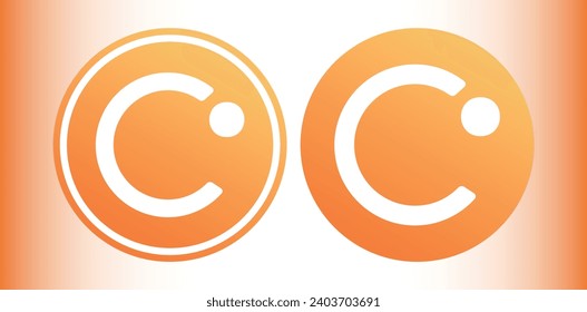 Celsius-cel cryptocurrency logo illustrations on abstract background. 3d illustrations.