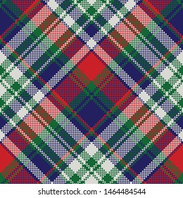 Celt pattern check fabric texture. Vector illustration.