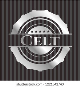 Celt silvery emblem or badge