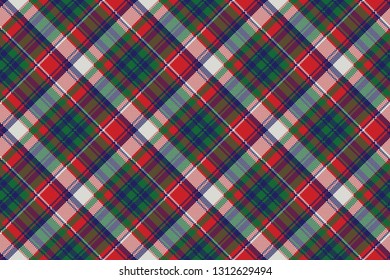 Celtic check pixel plaid seamless pattern. Vector illustration.