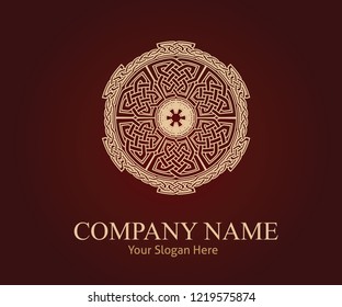 Celtic Circle Celtic knotwork branding design