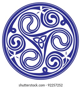 Celtic circle ornament