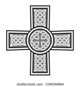 Celtic cross. Isolated vector