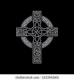 Celtic cross, logo icon
