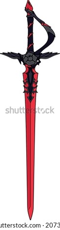 celtic cross with a sword.