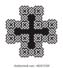 Celtic cross tattoo