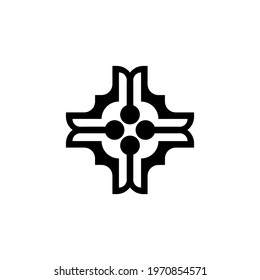 celtic cross tattoo symbol, cross symbol back tattoo, iconic symbol tattoo, black celtic cross logo, for tattoos and logos