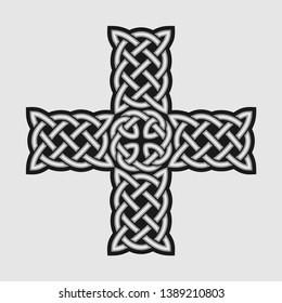 Celtic cross. Vector isolated. Traditional ornament .
